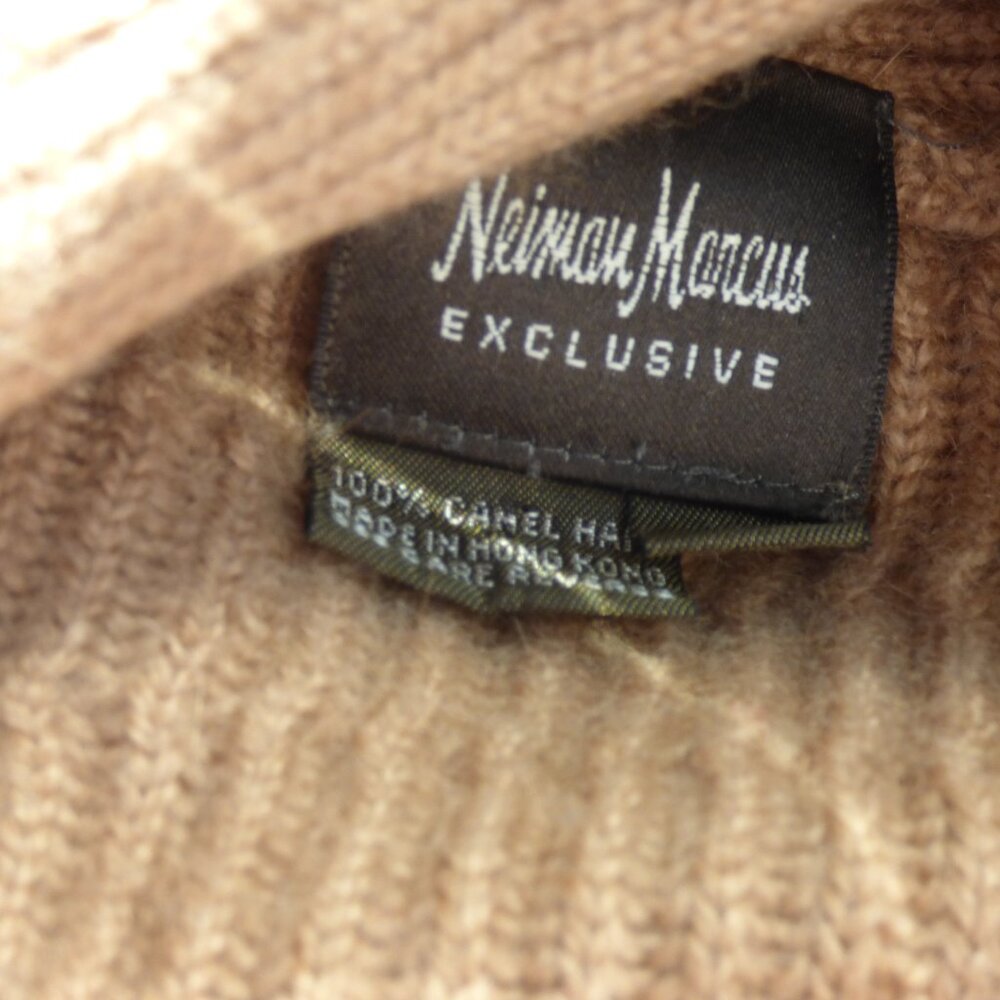 100% Camel Hair Cardigan Sweater from Neiman Marcus